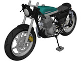 Honda Cafe Racer 3D Model preview