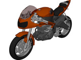 Honda CB150R 3D Model preview