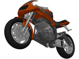 Honda CB150R 3D Model