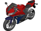 Honda CBR 600RR (2009) 3D Model preview