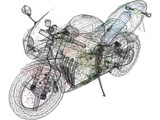 Honda CBR 959RR 3D Model