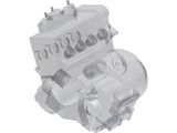 Honda CBR600RR 2003 Engine 3D Model