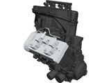 Honda CBR600RR Engine 3D Model preview