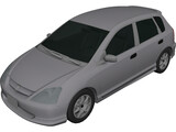 Honda Civic (2000) 3D Model preview