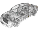 Honda Civic (2007) 3D Model