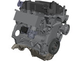 Honda Civic L15B7 Engine 3D Model preview