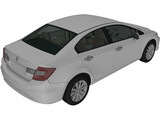 Honda Civic Sedan (2012) 3D Model