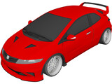 Honda Civic [Tuned] 3D Model preview