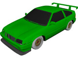 Honda CRX 3D Model preview