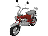 Honda CT70 (1969) 3D Model preview