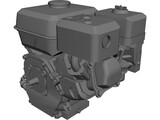 Honda GX160 Engine 3D Model preview