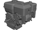 Honda GX200 Engine 3D Model preview