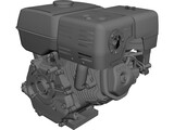 Honda GX240-270 Engine 3D Model preview