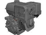 Honda GX390 Engine 3D Model preview