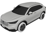 Honda HR-V (2022) 3D Model preview