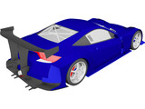 Honda HSV-010 GT 3D Model preview