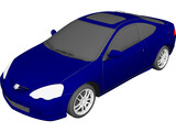Honda Integra [Acura RSX] (2001) 3D Model preview