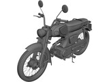 Honda Motorcycle 3D Model preview