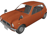 Honda N360 (1967) 3D Model preview
