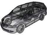Honda Odyssey (2001) 3D Model