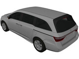 Honda Odyssey (2011) 3D Model