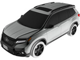 Honda Passport (2019) 3D Model preview