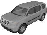 Honda Pilot (2014) 3D Model preview