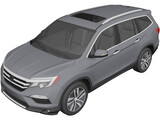 Honda Pilot (2016) 3D Model preview