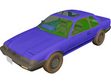 Honda Prelude (1986) 3D Model preview