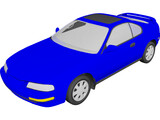 Honda Prelude (1992) 3D Model preview
