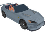 Honda S2000 [Tuned] 3D Model