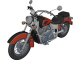 Honda Shadow UT 1100 Ace 3D Model preview