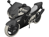 Honda VFR 800 Interceptor (1998) 3D Model preview
