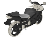 Honda VFR 800 Interceptor (1998) 3D Model