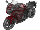 Honda VFR1200F (2015) 3D Model