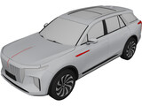Hongqi E-HS9 (2020) 3D Model preview