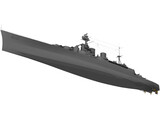Hood Battlecruiser 3D Model