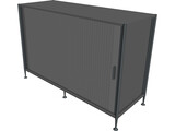 Horizontal Tambour 3D Model preview
