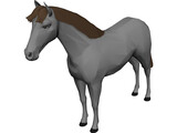 Horse 3D Model preview