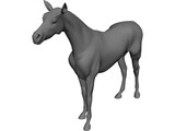 Horse 3D Model preview