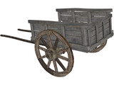Horse Cart 3D Model