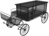 Horsedrawn Hearse 3D Model