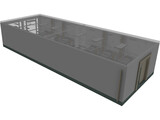 Hospital Recovery Room 3D Model preview