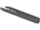 Hospital Tweezer 3D Model