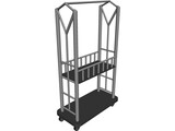 Hotels Boot Maletero 3D Model preview