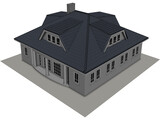 House Amsterdam Holland 3D Model preview