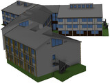 House for Students 3D Model