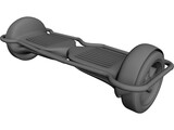 Hover Board 3D Model preview