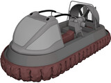 Hovercraft GTX 3D Model preview
