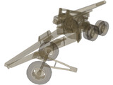 Howitzer (203 mm) 3D Model